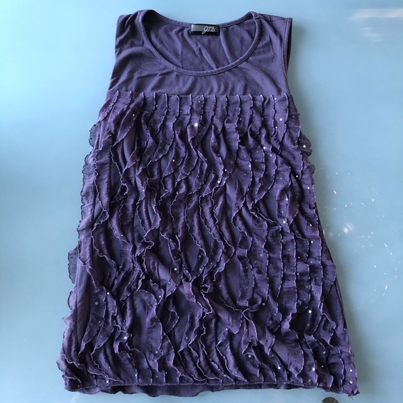 Tops - Ruffled Tank
